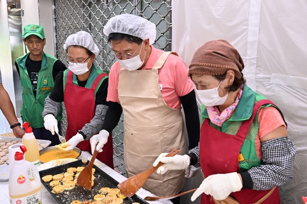 양평군새마을회 푸석맞이 전 판매 행사